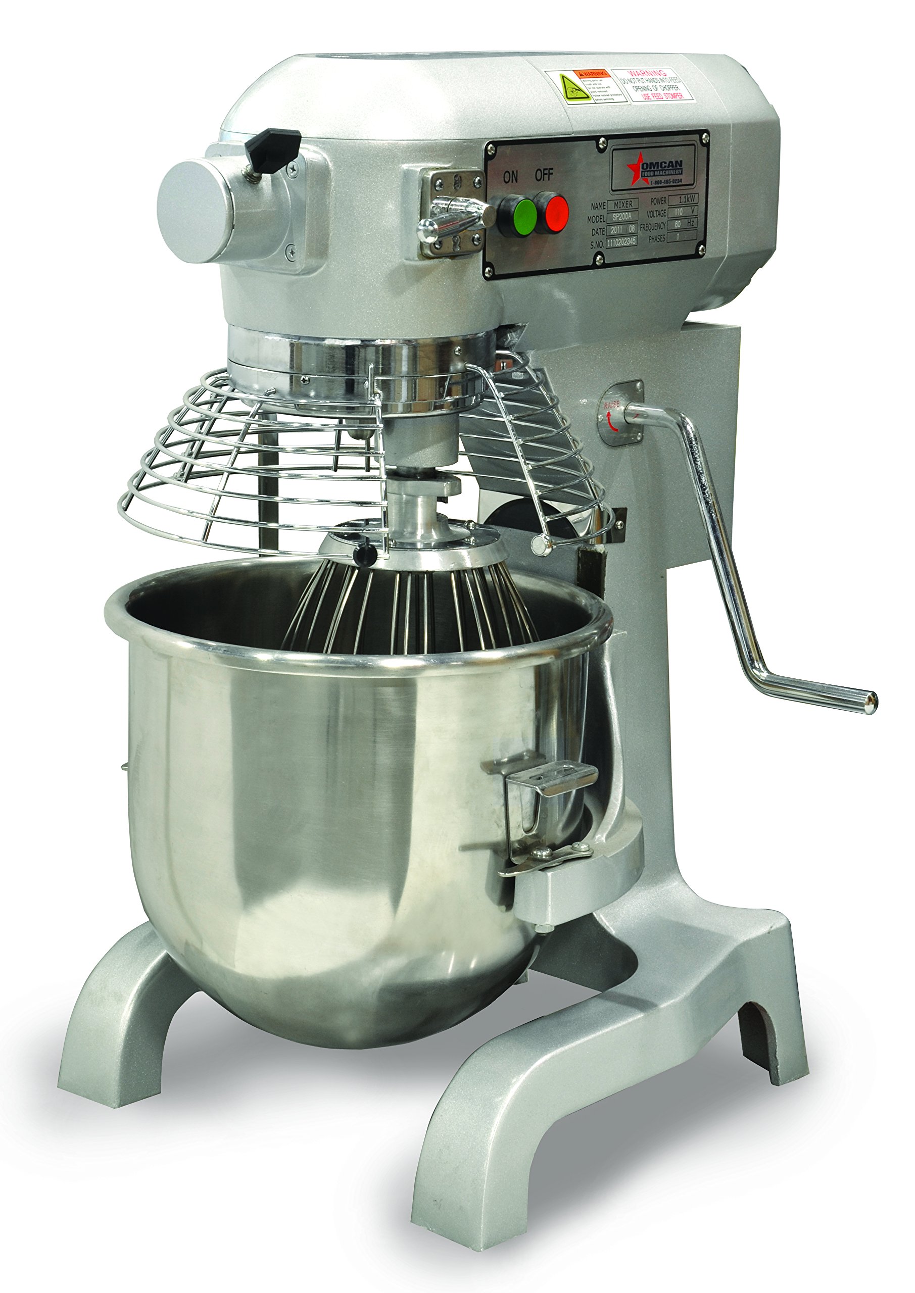 Amazon.com: Omcan 17835 20qt GENERAL PURPOSE Mixer with Guard 3